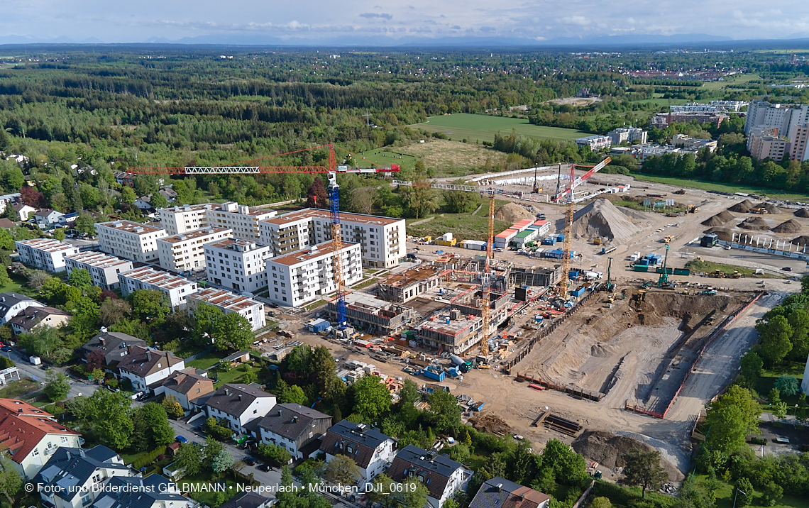 19.05.2021 - neuperlach.org.gelbmann.org zeigt die Baustelle »das Duett« und »Wohnen an der Allee« in Neuperlach